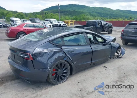 2022 Tesla Model 3 Performance Dual Motor All-Wheel Drive из США, поврежденный, VIN 5YJ3E1EC0NF174232